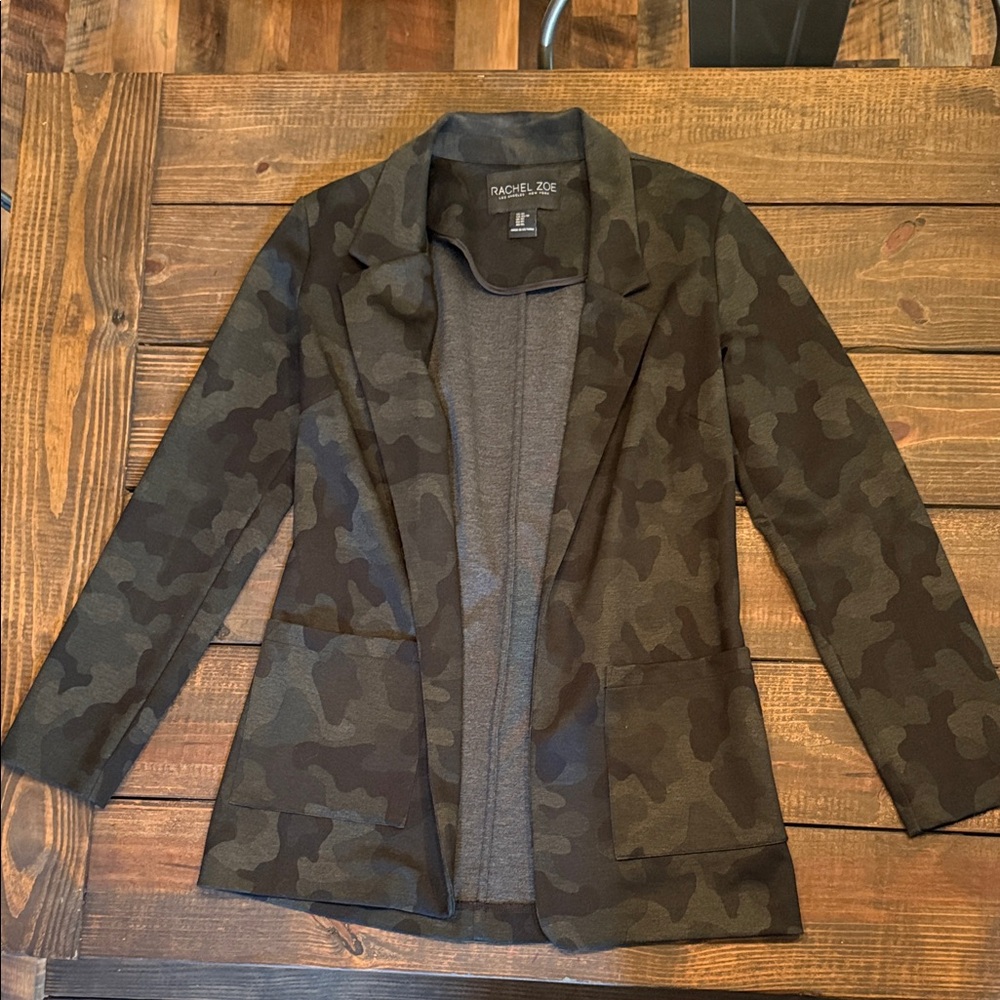 Rachel Zoe Women's Camouflage Blazer